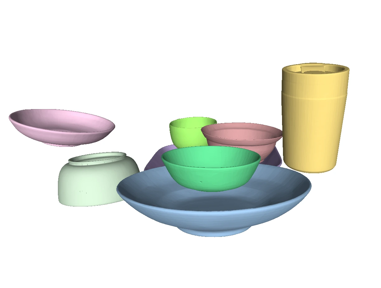 SAM 3D reconstruction for example 1